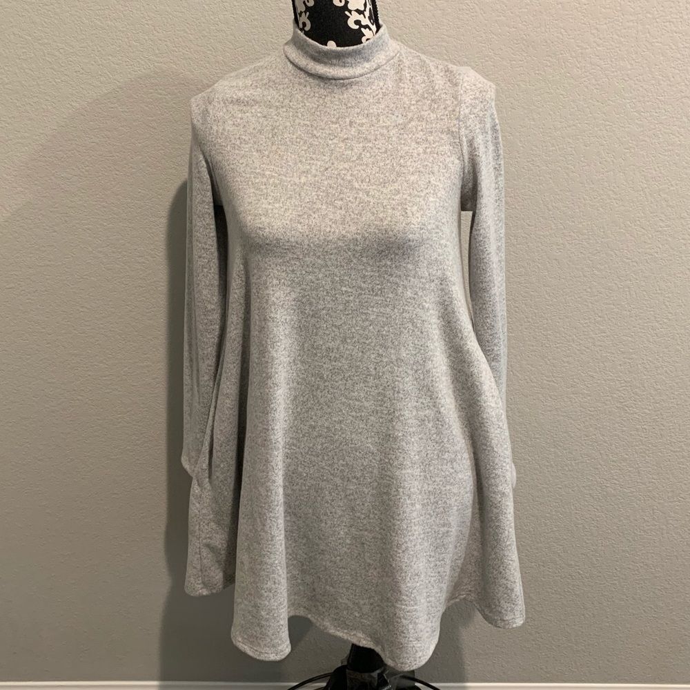 Agnes & Dora gray sweater dress